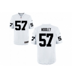 Nike Oakland Raiders 57 LaMarr Woddley white game NFL Jersey Nike Oakland Raiders 57 LaMarr Woddley white game NFL Jersey