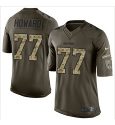 Nike Oakland Raiders #77 Austin Howard Green Men 27s Stitched NFL Limited Salute to Service Jersey Nike Oakland Raiders #77 Austin Howard Green Men 27s Stitched NFL Limited Salute to Service Jersey