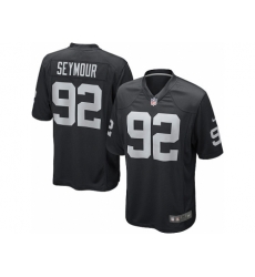 Nike Oakland Raiders 92 Richard Seymour Black Game NFL Jersey Nike Oakland Raiders 92 Richard Seymour Black Game NFL Jersey