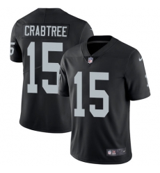 Nike Raiders #15 Michael Crabtree Black Team Color Mens Stitched NFL Vapor Untouchable Limited Jersey Nike Raiders #15 Michael Crabtree Black Team Color Mens Stitched NFL Vapor Untouchable Limited Jersey