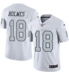 Nike Raiders #18 Andre Holmes White Mens Stitched NFL Limited Rush Jersey Nike Raiders #18 Andre Holmes White Mens Stitched NFL Limited Rush Jersey