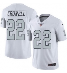 Nike Raiders 22 Isaiah Crowell White Men Stitched NFL Limited Rush Jersey Nike Raiders 22 Isaiah Crowell White Men Stitched NFL Limited Rush Jersey