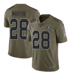 Nike Raiders #28 Doug Martin Olive Mens Stitched NFL Limited 2017 Salute To Service Jersey Nike Raiders #28 Doug Martin Olive Mens Stitched NFL Limited 2017 Salute To Service Jersey
