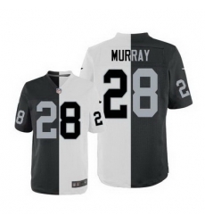 Nike Raiders #28 Latavius Murray White Black Mens Stitched NFL Elite Split Jersey Nike Raiders #28 Latavius Murray White Black Mens Stitched NFL Elite Split Jersey