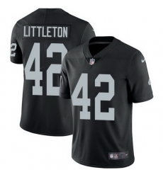 Nike Raiders 42 Cory Littleton Black Team Color Men Stitched NFL Vapor Untouchable Limited Jersey Nike Raiders 42 Cory Littleton Black Team Color Men Stitched NFL Vapor Untouchable Limited Jersey