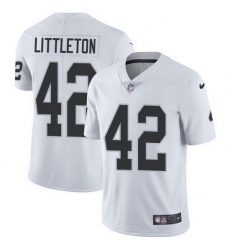 Nike Raiders 42 Cory Littleton White Men Stitched NFL Vapor Untouchable Limited Jersey Nike Raiders 42 Cory Littleton White Men Stitched NFL Vapor Untouchable Limited Jersey
