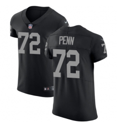Nike Raiders #72 Donald Penn Black Team Color Mens Stitched NFL Vapor Untouchable Elite Jersey Nike Raiders #72 Donald Penn Black Team Color Mens Stitched NFL Vapor Untouchable Elite Jersey