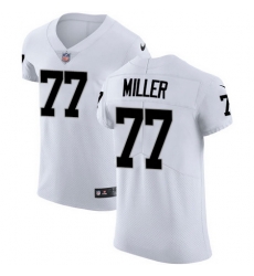 Nike Raiders #77 Kolton Miller White Mens Stitched NFL Vapor Untouchable Elite Jersey Nike Raiders #77 Kolton Miller White Mens Stitched NFL Vapor Untouchable Elite Jersey