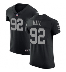 Nike Raiders #92 P J Hall Black Team Color Mens Stitched NFL Vapor Untouchable Elite Jersey Nike Raiders #92 P J Hall Black Team Color Mens Stitched NFL Vapor Untouchable Elite Jersey