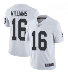 Raiders 16 Tyrell Williams White Men Stitched Football Vapor Untouchable Limited Jersey Raiders 16 Tyrell Williams White Men Stitched Football Vapor Untouchable Limited Jersey