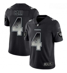 Raiders 4 Derek Carr Black Men Stitched Football Vapor Untouchable Limited Smoke Fashion Jersey Raiders 4 Derek Carr Black Men Stitched Football Vapor Untouchable Limited Smoke Fashion Jersey