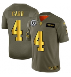 Raiders 4 Derek Carr Camo Gold Men Stitched Football Limited 2019 Salute To Service Jersey Raiders 4 Derek Carr Camo Gold Men Stitched Football Limited 2019 Salute To Service Jersey