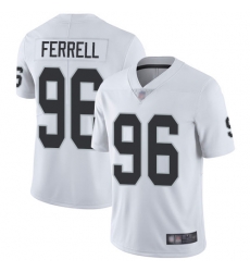Raiders 96 Clelin Ferrell White Men Stitched Football Vapor Untouchable Limited Jersey Raiders 96 Clelin Ferrell White Men Stitched Football Vapor Untouchable Limited Jersey