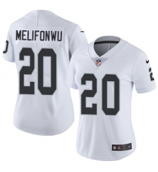 Nike Raiders #20 Obi Melifonwu White Womens Stitched NFL Vapor Untouchable Limited Jersey Nike Raiders #20 Obi Melifonwu White Womens Stitched NFL Vapor Untouchable Limited Jersey