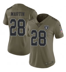 Nike Raiders #28 Doug Martin Olive Womens Stitched NFL Limited 2017 Salute to Service Jersey Nike Raiders #28 Doug Martin Olive Womens Stitched NFL Limited 2017 Salute to Service Jersey