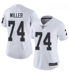 Raiders #74 Kolton Miller White Women Stitched Football Vapor Untouchable Limited Jersey Raiders #74 Kolton Miller White Women Stitched Football Vapor Untouchable Limited Jersey