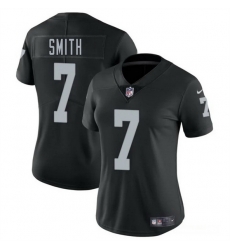 Women Las Vegas Raiders 7 Geno Smith Black 2025 Vapor Stitched Jersey Women Las Vegas Raiders 7 Geno Smith Black 2025 Vapor Stitched Jersey