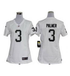 Women Nike Oakland Raiders #3 Carson Palmer White Nike NFL Jerseys Women Nike Oakland Raiders #3 Carson Palmer White Nike NFL Jerseys