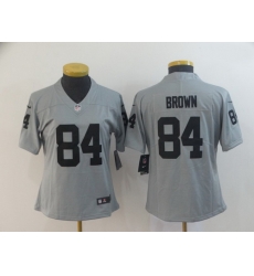 Women Nike Raiders 84 Antonio Brown Gary Women Inverted Legend Limited Jersey Women Nike Raiders 84 Antonio Brown Gary Women Inverted Legend Limited Jersey