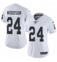 Womens Nike Oakland Raiders 24 Charles Woodson White Vapor Untouchable Limited Player NFL Jersey Womens Nike Oakland Raiders 24 Charles Woodson White Vapor Untouchable Limited Player NFL Jersey