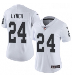 Womens Nike Oakland Raiders 24 Marshawn Lynch White Vapor Untouchable Limited Player NFL Jersey Womens Nike Oakland Raiders 24 Marshawn Lynch White Vapor Untouchable Limited Player NFL Jersey