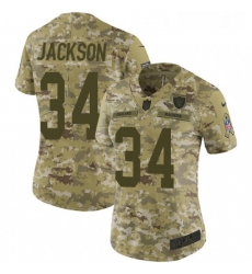 Womens Nike Oakland Raiders 34 Bo Jackson Limited Camo 2018 Salute to Service NFL Jersey Womens Nike Oakland Raiders 34 Bo Jackson Limited Camo 2018 Salute to Service NFL Jersey