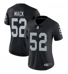 Womens Nike Oakland Raiders 52 Khalil Mack Black Team Color Vapor Untouchable Limited Player NFL Jersey Womens Nike Oakland Raiders 52 Khalil Mack Black Team Color Vapor Untouchable Limited Player NFL Jersey