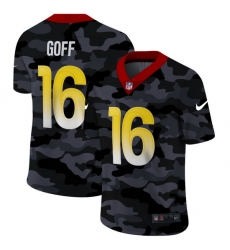 Los Angeles Rams 16 Jared Goff Men Nike 2020 Black CAMO Vapor Untouchable Limited Stitched NFL Jersey Los Angeles Rams 16 Jared Goff Men Nike 2020 Black CAMO Vapor Untouchable Limited Stitched NFL Jersey
