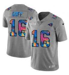 Los Angeles Rams 16 Jared Goff Men Nike Multi Color 2020 NFL Crucial Catch NFL Jersey Greyheather Los Angeles Rams 16 Jared Goff Men Nike Multi Color 2020 NFL Crucial Catch NFL Jersey Greyheather