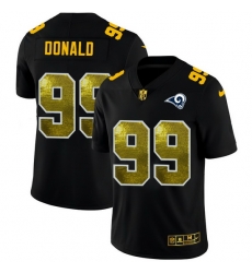 Los Angeles Rams 99 Aaron Donald Men Black Nike Golden Sequin Vapor Limited NFL Jersey Los Angeles Rams 99 Aaron Donald Men Black Nike Golden Sequin Vapor Limited NFL Jersey