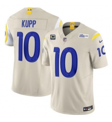 Men Los Angeles Rams 10 Cooper Kupp Bone 2024 F U S E With 4 Star C Patch Vapor Limited Stitched Jersey Men Los Angeles Rams 10 Cooper Kupp Bone 2024 F U S E With 4 Star C Patch Vapor Limited Stitched Jersey