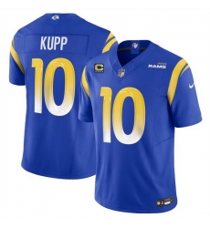 Men Los Angeles Rams 10 Cooper Kupp Royal 2024 F U S E With 4 Star C Patch Vapor Limited Stitched Jersey Men Los Angeles Rams 10 Cooper Kupp Royal 2024 F U S E With 4 Star C Patch Vapor Limited Stitched Jersey