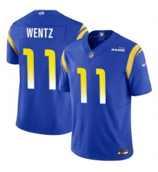 Men Los Angeles Rams 11 Carson Wentz Blue 2023 F U S E Vapor Untouchable Stitched Football Jersey Men Los Angeles Rams 11 Carson Wentz Blue 2023 F U S E Vapor Untouchable Stitched Football Jersey