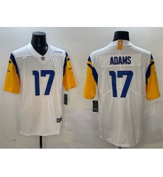 Men Los Angeles Rams 17 Davante Adams White 2024 Vapor Untouchable Stitched Football Jersey Men Los Angeles Rams 17 Davante Adams White 2024 Vapor Untouchable Stitched Football Jersey