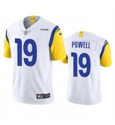Men Los Angeles Rams 19 Brandon Powell White Vapor Untouchable Limited Stitched Football Jersey Men Los Angeles Rams 19 Brandon Powell White Vapor Untouchable Limited Stitched Football Jersey