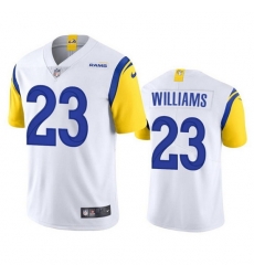 Men Los Angeles Rams 23 Kyren Williams White Vapor Untouchable Limited Stitched Football Jersey Men Los Angeles Rams 23 Kyren Williams White Vapor Untouchable Limited Stitched Football Jersey