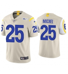 Men Los Angeles Rams 25 Sony Michel 2021 Bone Vapor Untouchable Limited Stitched Football Jersey Men Los Angeles Rams 25 Sony Michel 2021 Bone Vapor Untouchable Limited Stitched Football Jersey