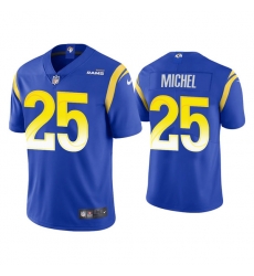 Men Los Angeles Rams 25 Sony Michel 2021 Royal Vapor Untouchable Limited Stitched Football Jersey Men Los Angeles Rams 25 Sony Michel 2021 Royal Vapor Untouchable Limited Stitched Football Jersey