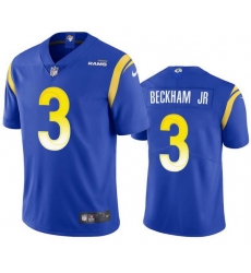 Men Los Angeles Rams 3 Odell Beckham Jr 2021 Royal Vapor Untouchable Limited Stitched Football Jersey Men Los Angeles Rams 3 Odell Beckham Jr 2021 Royal Vapor Untouchable Limited Stitched Football Jersey
