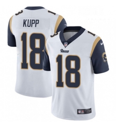Men Nike Los Angeles Rams 18 Cooper Kupp White Vapor Untouchable Limited Player NFL Jersey Men Nike Los Angeles Rams 18 Cooper Kupp White Vapor Untouchable Limited Player NFL Jersey