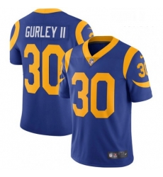 Men Nike Los Angeles Rams 30 Todd Gurley Royal Blue Alternate Vapor Untouchable Limited Player NFL Jersey Men Nike Los Angeles Rams 30 Todd Gurley Royal Blue Alternate Vapor Untouchable Limited Player NFL Jersey