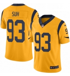 Men Nike Los Angeles Rams 93 Ndamukong Suh Limited Gold Rush Vapor Untouchable NFL Jersey Men Nike Los Angeles Rams 93 Ndamukong Suh Limited Gold Rush Vapor Untouchable NFL Jersey