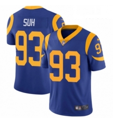 Men Nike Los Angeles Rams 93 Ndamukong Suh Royal Blue Alternate Vapor Untouchable Limited Player NFL Jersey Men Nike Los Angeles Rams 93 Ndamukong Suh Royal Blue Alternate Vapor Untouchable Limited Player NFL Jersey