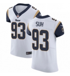 Men Nike Los Angeles Rams 93 Ndamukong Suh White Vapor Untouchable Elite Player NFL Jersey Men Nike Los Angeles Rams 93 Ndamukong Suh White Vapor Untouchable Elite Player NFL Jersey
