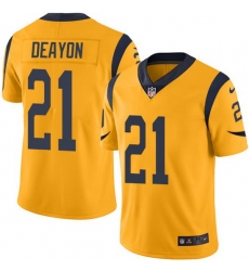 Nike Rams 21 Donte Deayon Gold Men Stitched NFL Limited Rush Jersey Nike Rams 21 Donte Deayon Gold Men Stitched NFL Limited Rush Jersey