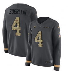 Nike Rams #4 Greg Zuerlein Anthracite Salute to Service Jersey Nike Rams #4 Greg Zuerlein Anthracite Salute to Service Jersey