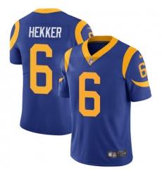 Nike Rams #6 Johnny Hekker Royal Blue Alternate Mens Stitched NFL Vapor Untouchable Limited Jersey Nike Rams #6 Johnny Hekker Royal Blue Alternate Mens Stitched NFL Vapor Untouchable Limited Jersey