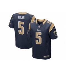 Nike St. Louis Rams 5 Nick Foles Navy Blue Elite NFL Jersey Nike St. Louis Rams 5 Nick Foles Navy Blue Elite NFL Jersey