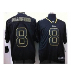 Nike St. Louis Rams 8 Sam Bradford black Elite lights out NFL Jersey Nike St. Louis Rams 8 Sam Bradford black Elite lights out NFL Jersey