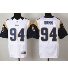 Nike St. Louis Rams 94 Robert Quinn White Elite NFL Jersey Nike St. Louis Rams 94 Robert Quinn White Elite NFL Jersey